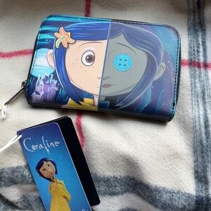 Coraline button eye wallet by loungefly